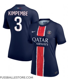 Günstige Paris Saint-Germain Presnel Kimpembe #3 Heimtrikot Damen 2024-25 Kurzarm